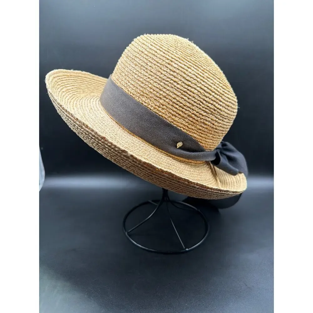 Helen Kaminski Raffia Hat Women’s Small 53 cm US 6 5/8 Travel Sun Hat Australia